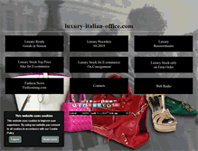 Tablet Screenshot of luxury-italian-office.com